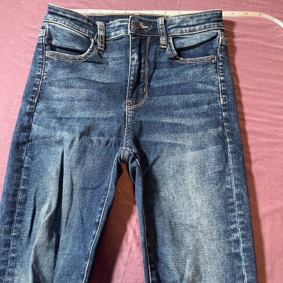 American Eagle Outfitters Super Hi Rise Jegging Blue Jeans - Size 2 short - Picture 7 of 10
